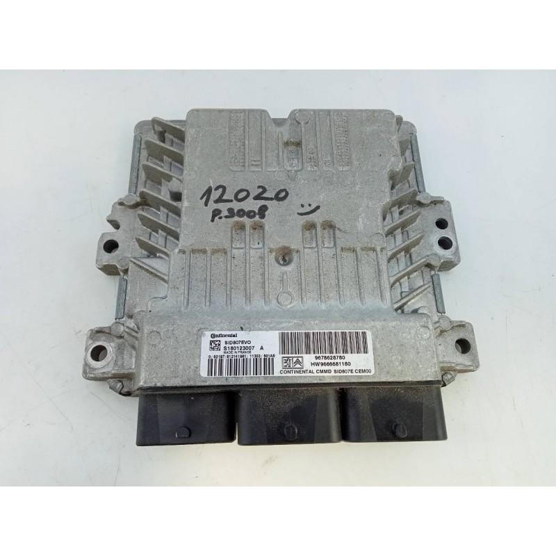 Recambio de centralita motor uce para peugeot 3008 active referencia OEM IAM 9678628780 S180123007A E3-B2-25-3