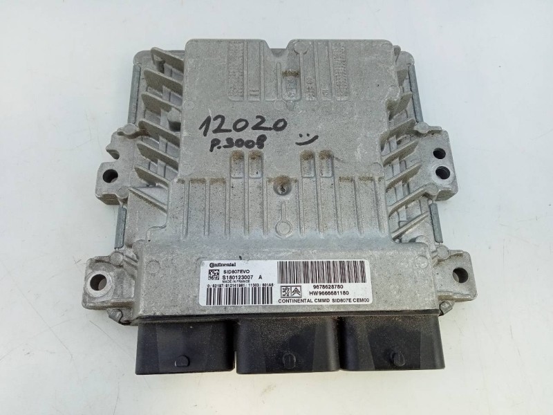 Recambio de centralita motor uce para peugeot 3008 active referencia OEM IAM 9678628780 S180123007A E3-B2-25-3