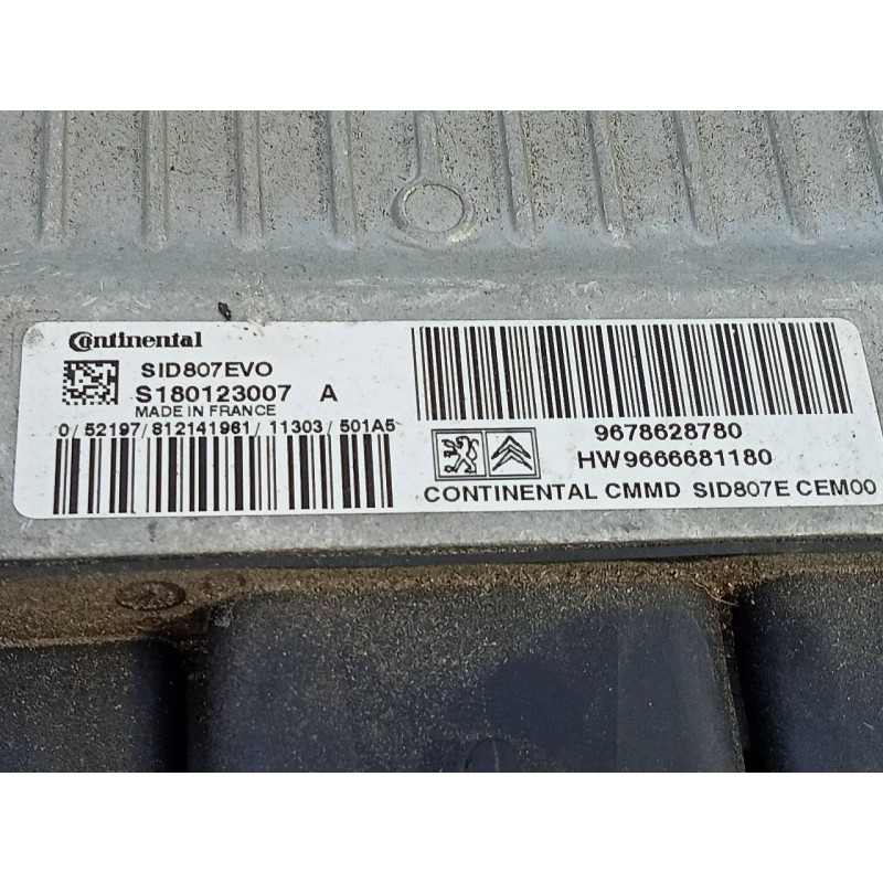 Recambio de centralita motor uce para peugeot 3008 active referencia OEM IAM 9678628780 S180123007A E3-B2-25-3