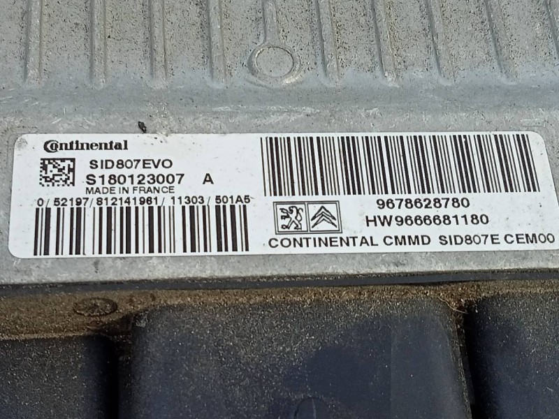 Recambio de centralita motor uce para peugeot 3008 active referencia OEM IAM 9678628780 S180123007A E3-B2-25-3