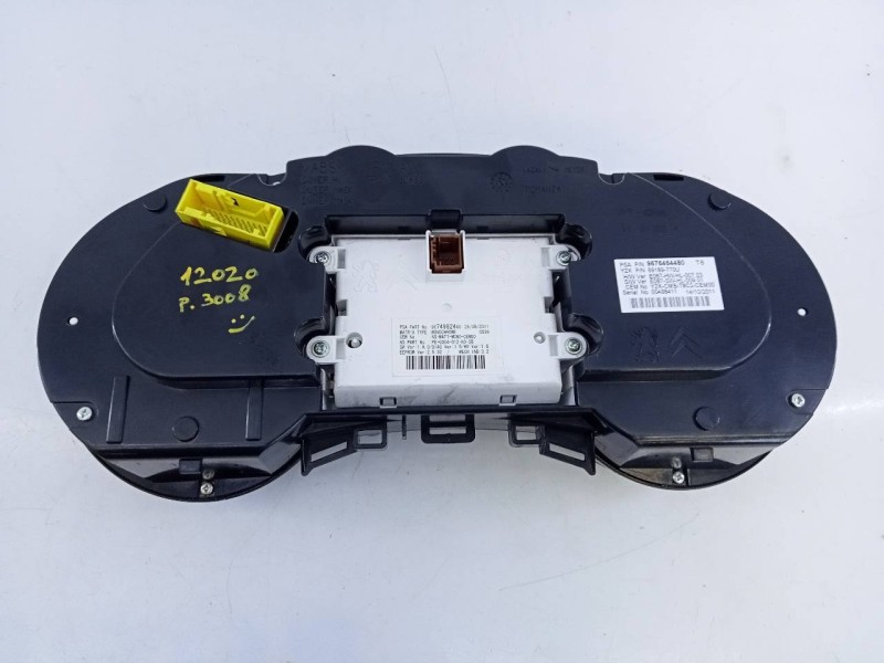 Recambio de cuadro instrumentos para peugeot 3008 active referencia OEM IAM 9676464480 9674982480 E3-B2-30-3