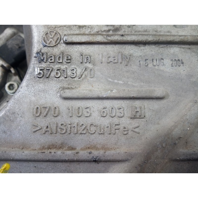 Recambio de carter aceite para volkswagen touareg (7la) 2.5 tdi dpf referencia OEM IAM 070103603H  P1-B5-14