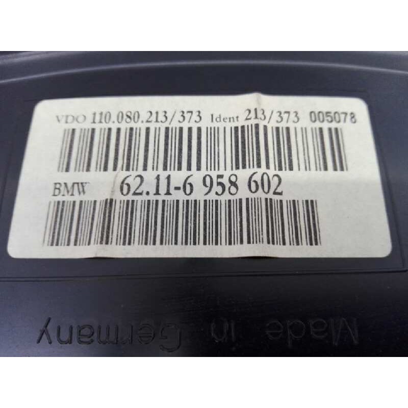 Recambio de cuadro instrumentos para bmw serie 5 berlina (e60) 520i referencia OEM IAM 62116958602 110080213373 E3-A2-25-2