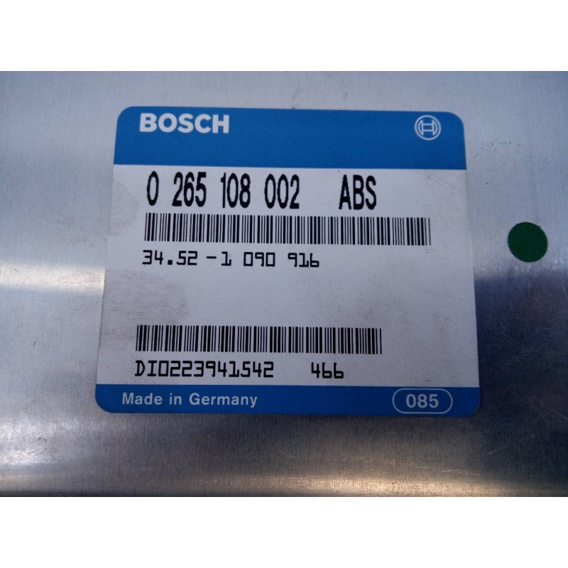 Recambio de centralita abs para bmw serie 5 berlina (e34) 525tds referencia OEM IAM 0265108002  E3-A2-31-3