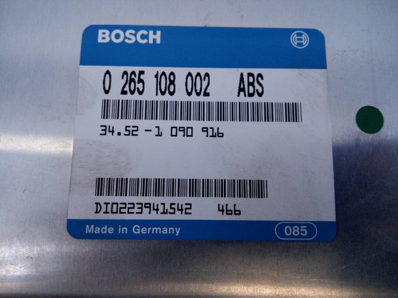 Recambio de centralita abs para bmw serie 5 berlina (e34) 525tds referencia OEM IAM 0265108002  E3-A2-31-3
