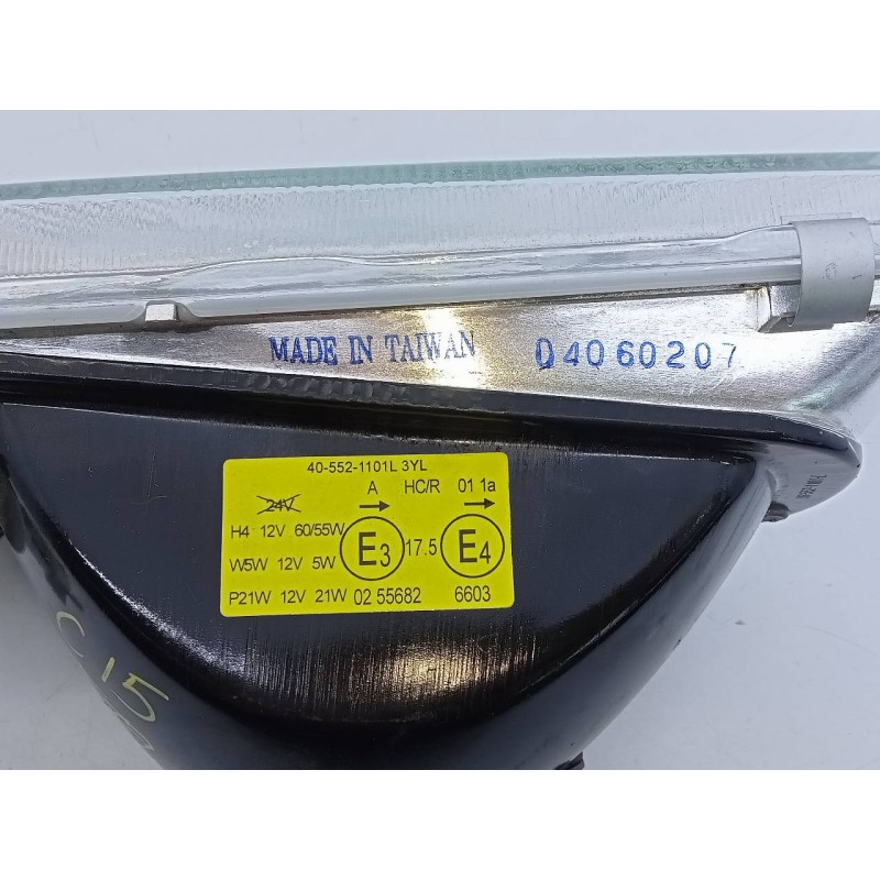 Recambio de faro izquierdo para citroën c15 referencia OEM IAM 405521101L3YL  E1-A4-43-2