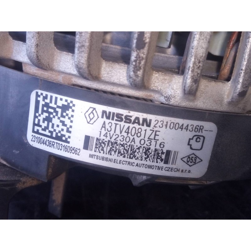 Recambio de alternador para fiat talento kasten (296) referencia OEM IAM 231004436R A3TV4081ZE P3-B5-27-1