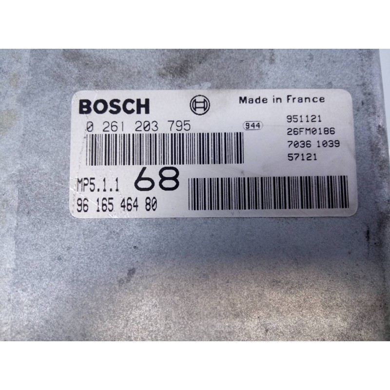 Recambio de centralita motor uce para peugeot 406 berlina (s1/s2) sl referencia OEM IAM 9616546480 0261203795 È3-B2-36-3