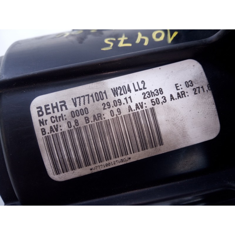 Recambio de ventilador calefaccion para mercedes-benz clase c (w204) familiar c 220 t cdi blueefficiency (204.202) referencia OE