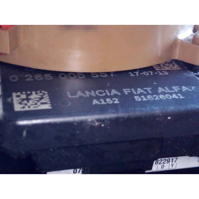 Recambio de anillo airbag para fiat doblo ii (152) pop referencia OEM IAM 51826041 0265005557 