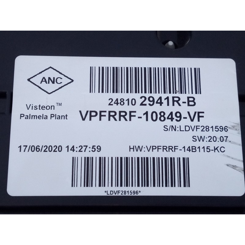 Recambio de cuadro instrumentos para fiat talento kasten (296) referencia OEM IAM 248102941R  E3-A4-22-2