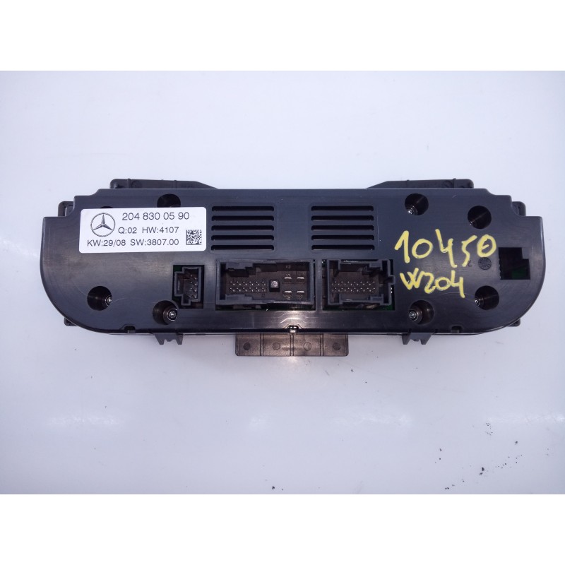 Recambio de mando climatizador para mercedes-benz clase c (w204) berlina c 220 cdi (204.008) referencia OEM IAM 2048300590  E3-A