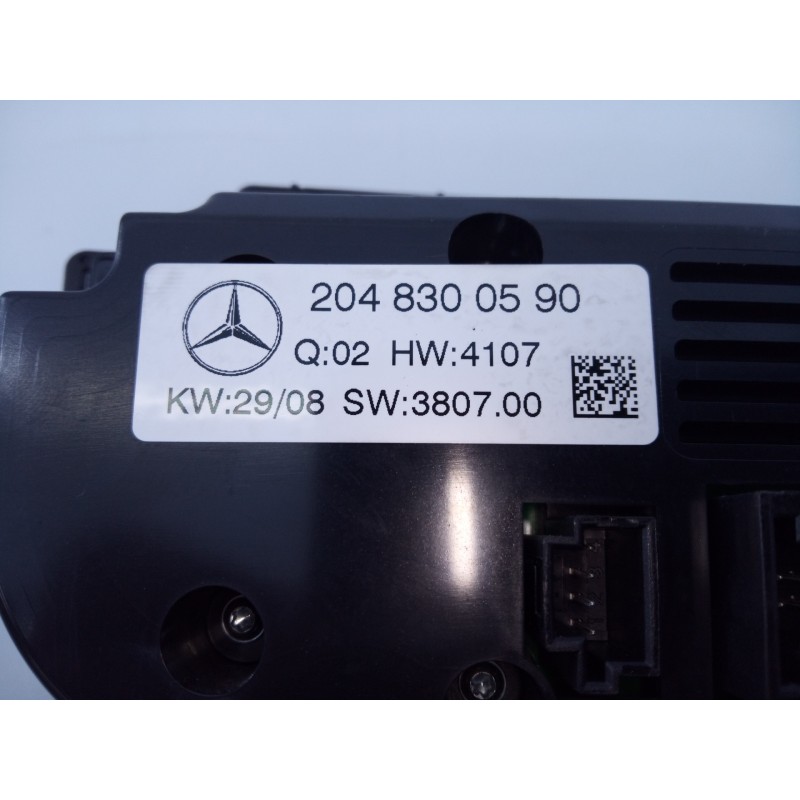 Recambio de mando climatizador para mercedes-benz clase c (w204) berlina c 220 cdi (204.008) referencia OEM IAM 2048300590  E3-A