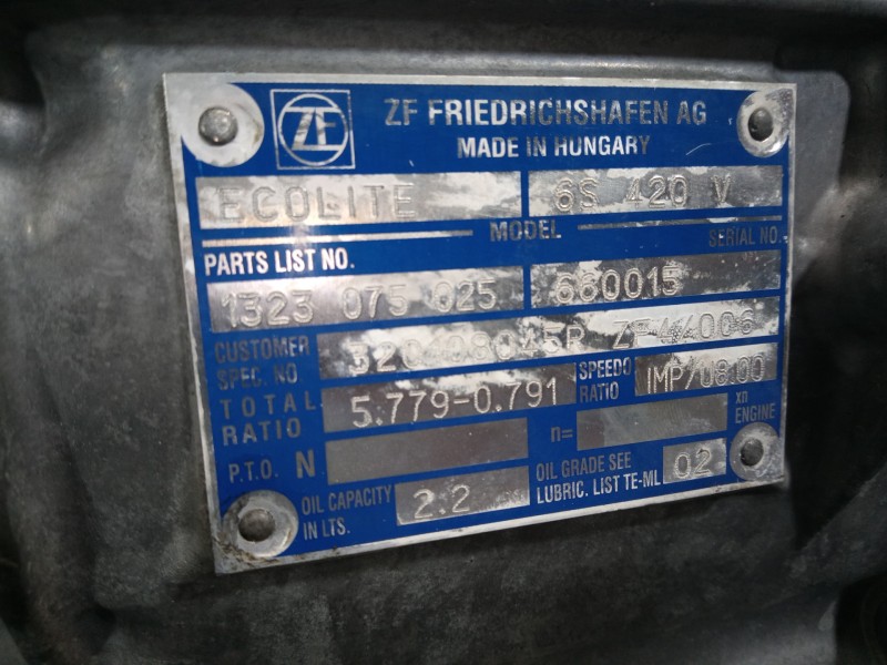 Recambio de caja cambios para renault master kipper l2h1 3,5t referencia OEM IAM 6S420V 660015 M1-B3-142