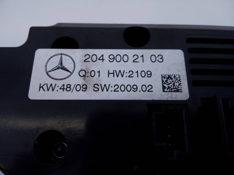 Recambio de mando climatizador para mercedes-benz clase c (w204) berlina c 200 cdi blueefficiency (204.001) referencia OEM IAM 2