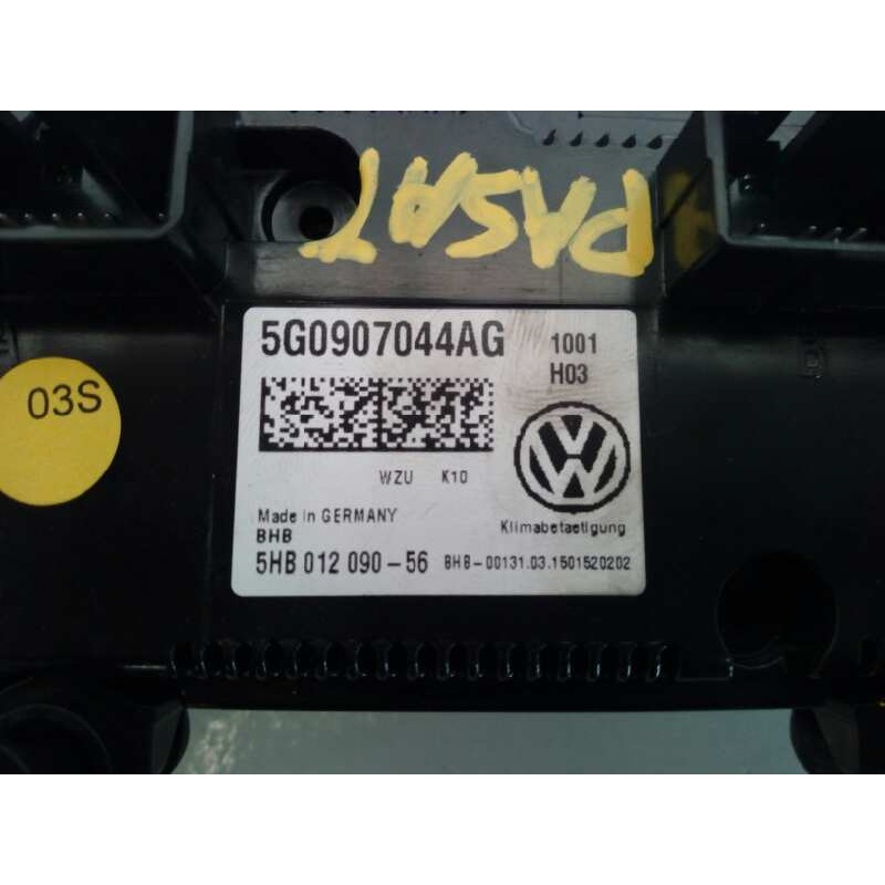 Recambio de mando climatizador para volkswagen passat lim. (3g2) advance bmt referencia OEM IAM 5G0907044AG  E2-A1-8-4