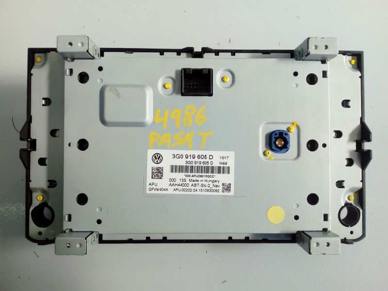 Recambio de sistema navegacion gps para volkswagen passat lim. (3g2) advance bmt referencia OEM IAM 3G0919605D  E2-A1-8-2