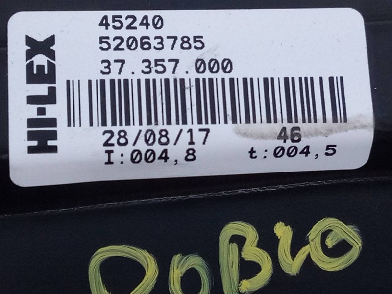Recambio de elevalunas delantero derecho para fiat doblo ii (152) pop referencia OEM IAM 52063785  E2-B2-55-1