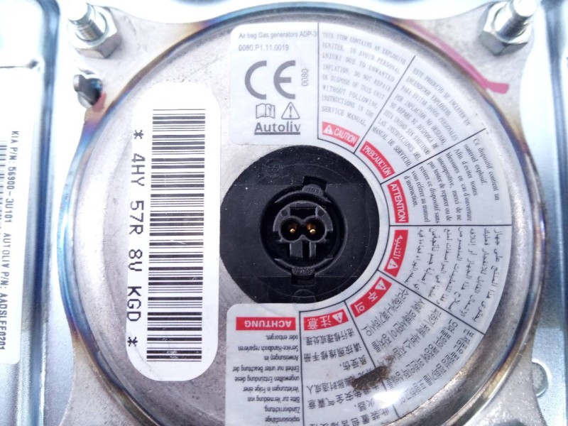 Recambio de airbag delantero izquierdo para kia sportage drive 4x2 referencia OEM IAM 569003U101  E2-B5--60-1