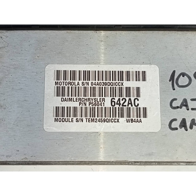 Recambio de centralita cambio automatico para jeep gr.cherokee (wj/wg) 3.1 td limited referencia OEM IAM P56041642AC 04A039DQICC