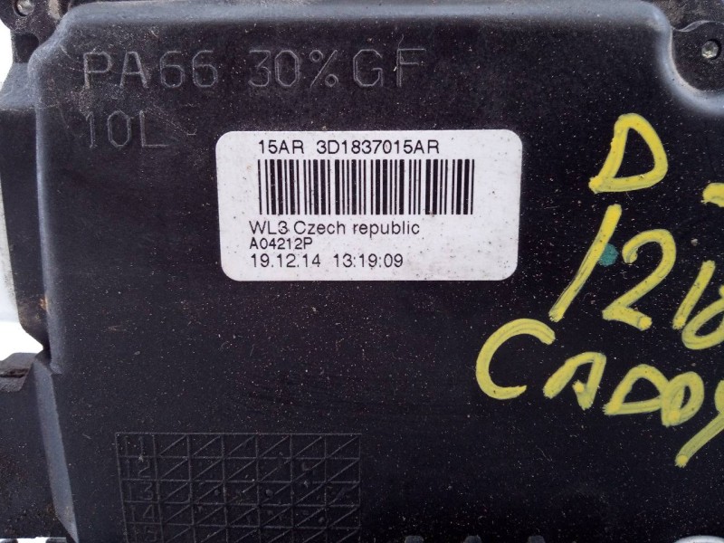 Recambio de cerradura puerta delantera izquierda para volkswagen caddy ka/kb (2c) trendline 4motion referencia OEM IAM 3D1837015