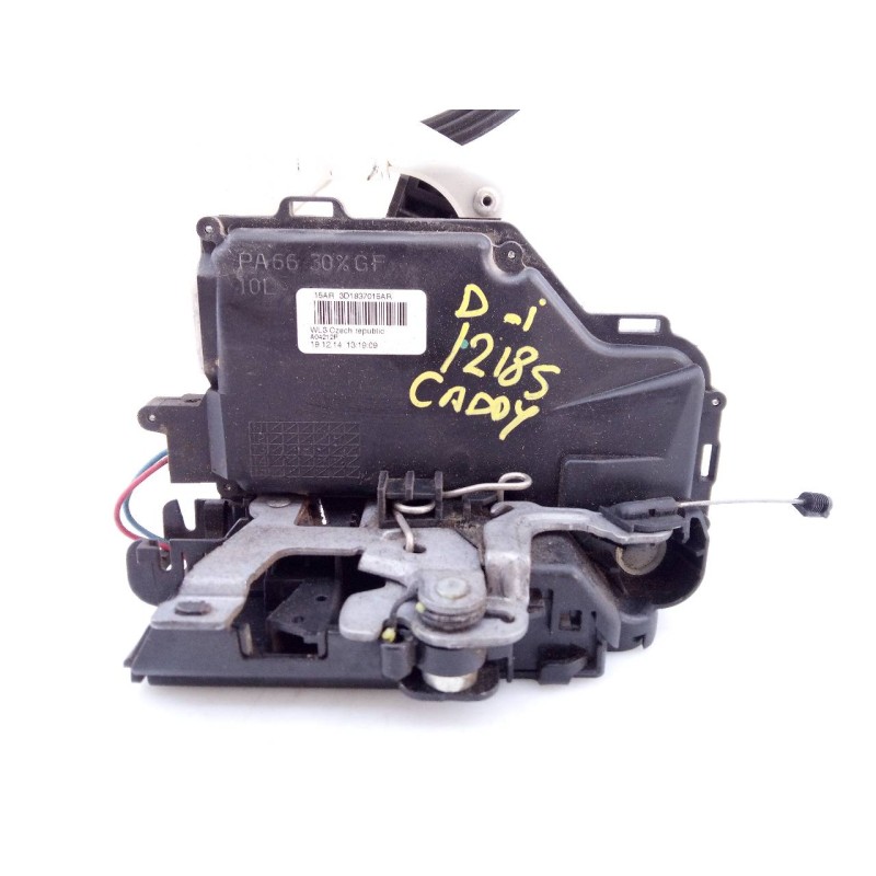 Recambio de cerradura puerta delantera izquierda para volkswagen caddy ka/kb (2c) trendline 4motion referencia OEM IAM 3D1837015