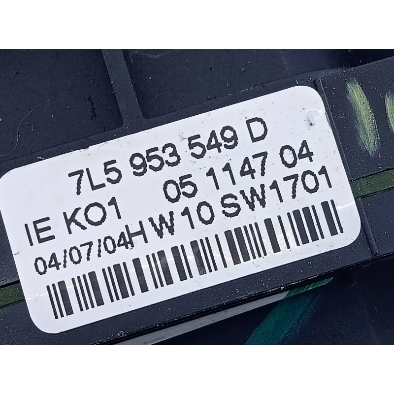 Recambio de mando intermitentes para porsche cayenne (typ 9pa) s referencia OEM IAM 7L5953549D  E3-B6-50-5