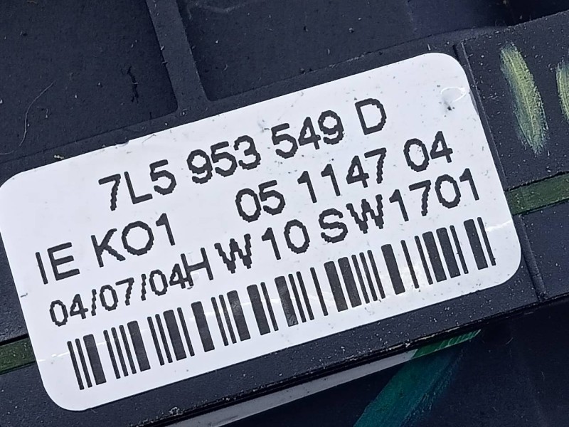 Recambio de mando intermitentes para porsche cayenne (typ 9pa) s referencia OEM IAM 7L5953549D  E3-B6-50-5