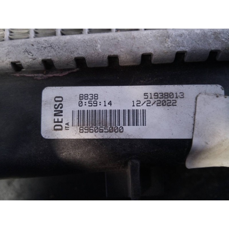 Recambio de radiador agua para fiat doblo ii (152) pop referencia OEM IAM 896065000  P2-A6-18