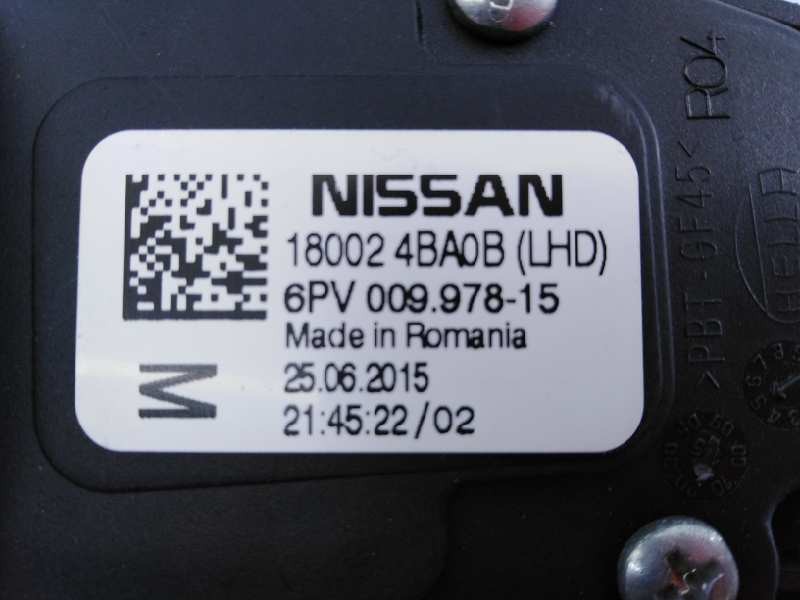 Recambio de pedal acelerador para nissan qashqai (j11) tekna referencia OEM IAM 189024BA0B 6PV00997815 E3-B4-36-3
