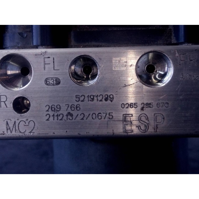 Recambio de abs para peugeot boxer furgón furgon referencia OEM IAM 52191289 0265295673 P3-B8-17-4