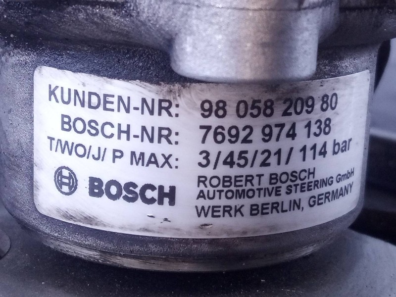 Recambio de bomba direccion para peugeot boxer furgón furgon referencia OEM IAM 9805820980 7692974138 P3-B4-12-2