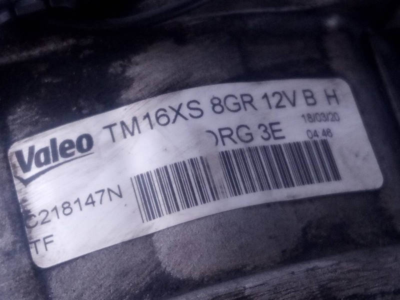 Recambio de compresor aire acondicionado para peugeot boxer furgón furgon referencia OEM IAM T78287CA TM16XS8GR P3-B2-8-4