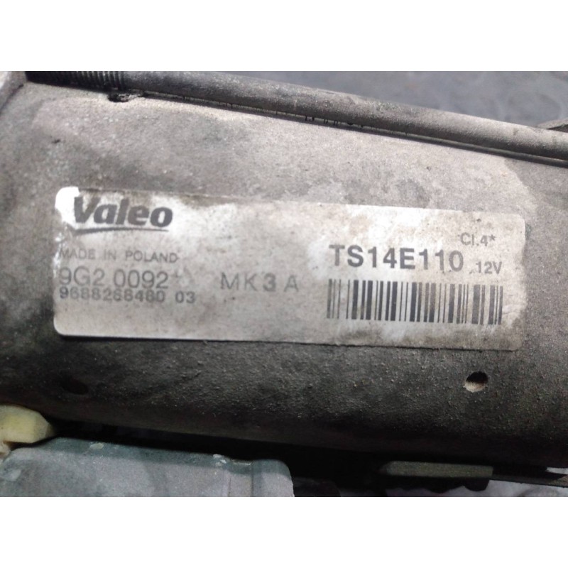 Recambio de motor arranque para citroën berlingo cuadro sx referencia OEM IAM 9688268480 TS14E110 P3-B7-2-1