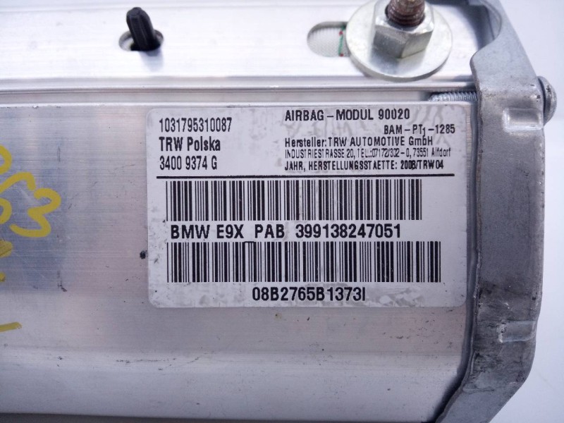 Recambio de airbag delantero derecho para bmw serie 3 coupe (e92) 320d referencia OEM IAM 399138247051 08B2765B1373I E1-A3-35-2