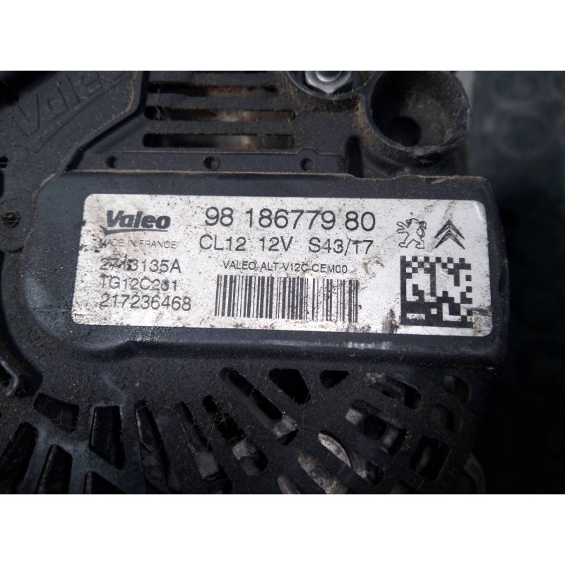 Recambio de alternador para citroën c4 picasso live referencia OEM IAM 9818677980  P3-A4-18-5
