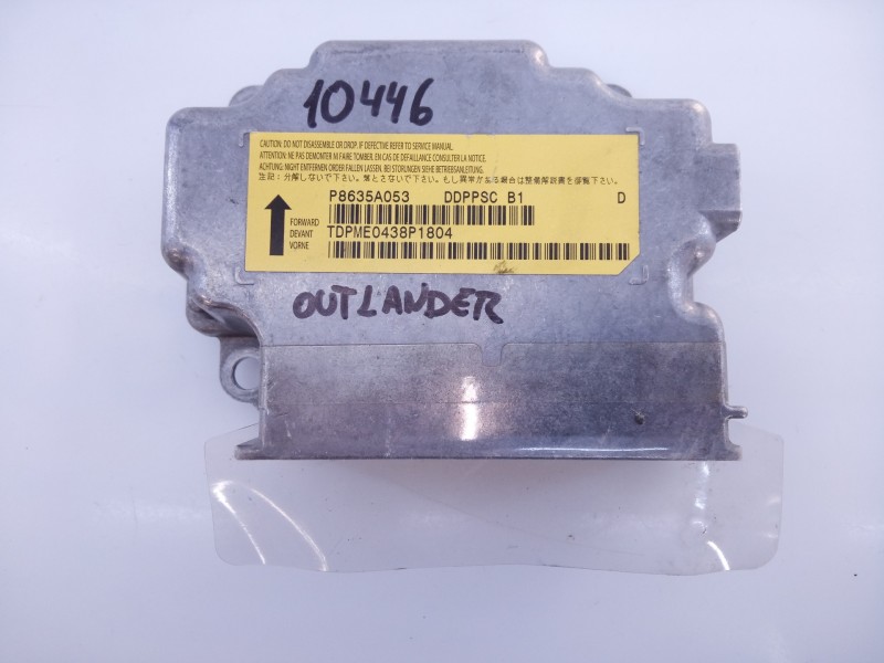Recambio de centralita airbag para mitsubishi outlander (cw0) 2.2 di-d kaiteki plus referencia OEM IAM P8635A053 TDPME0438P1804 