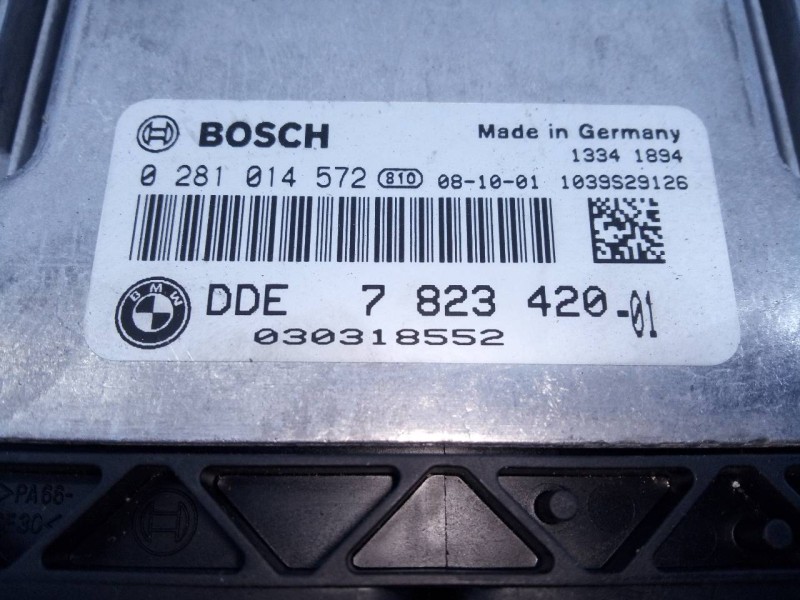 Recambio de centralita motor uce para bmw serie 3 coupe (e92) 320d referencia OEM IAM 782342001 0281014572 E3-A2-30-3