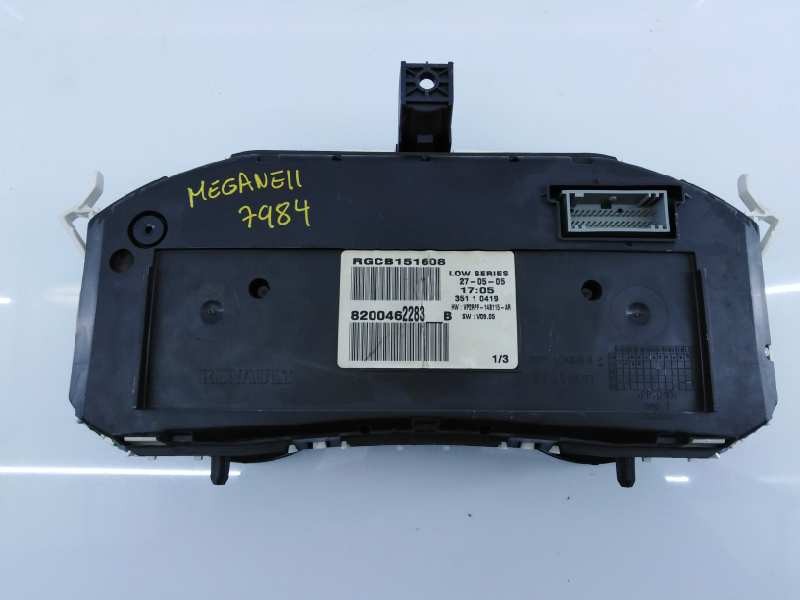Recambio de cuadro instrumentos para renault megane ii berlina 5p confort authentique referencia OEM IAM 8200462283  E2-A1-28-8