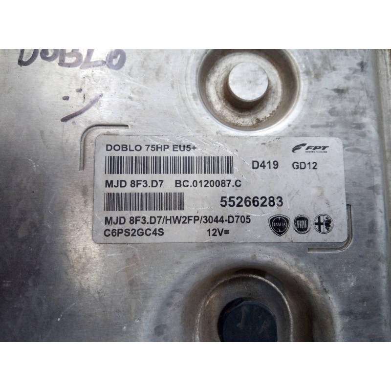 Recambio de centralita motor uce para fiat doblo ii cargo (263) referencia OEM IAM 55266283  E3-A4-28-3