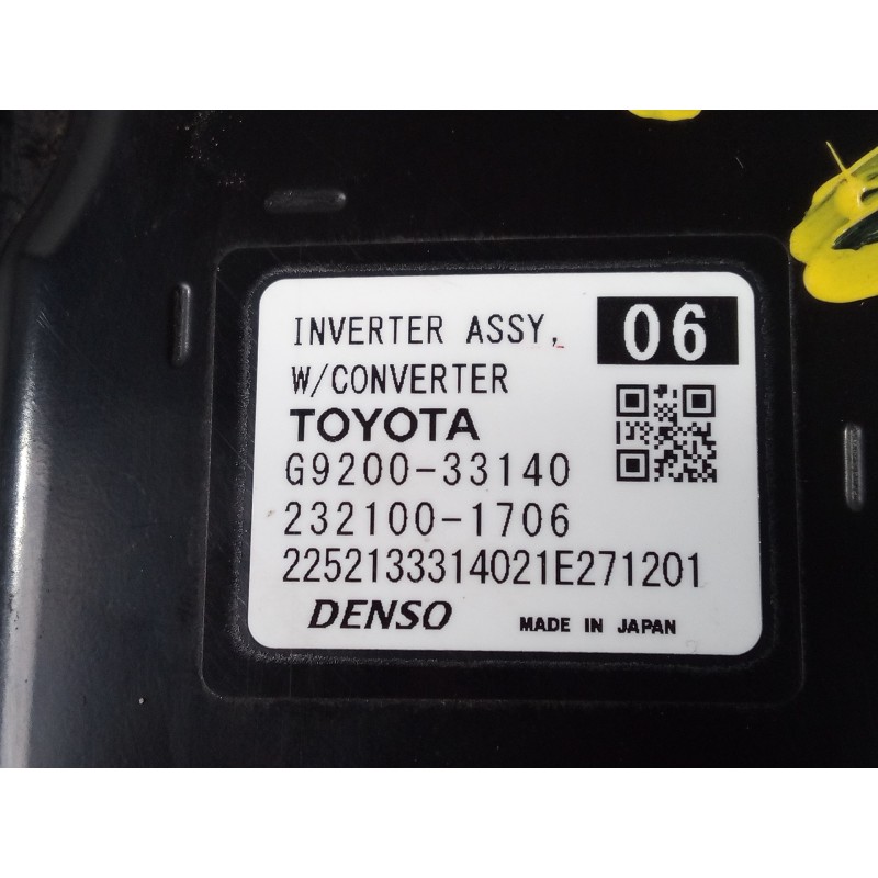 Recambio de bateria para toyota rav4 hybrid 4x2 luxury referencia OEM IAM G920033140 2321001706 