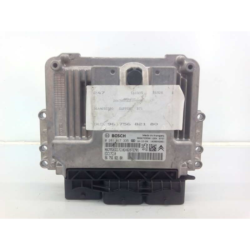 Recambio de centralita motor uce para citroën c4 lim. collection referencia OEM IAM 9675682180 0281017335 E3-B2-33-4