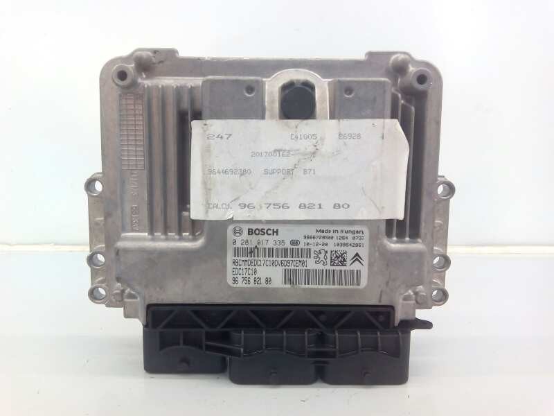 Recambio de centralita motor uce para citroën c4 lim. collection referencia OEM IAM 9675682180 0281017335 E3-B2-33-4