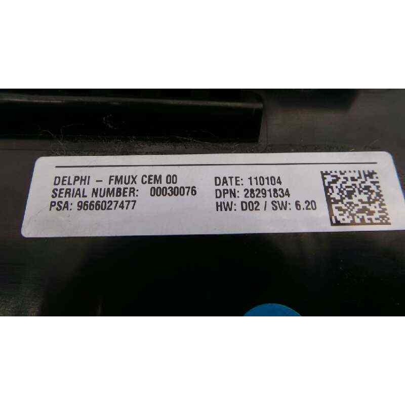 Recambio de mando climatizador para citroën c4 lim. collection referencia OEM IAM 9666994780 9666027477 E3-B2-34-4