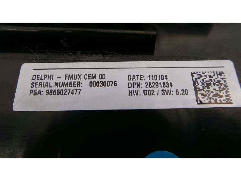 Recambio de mando climatizador para citroën c4 lim. collection referencia OEM IAM 9666994780 9666027477 E3-B2-34-4