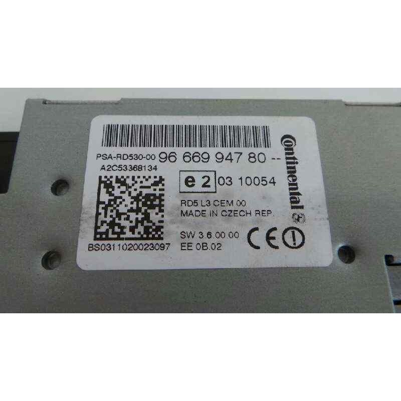 Recambio de mando climatizador para citroën c4 lim. collection referencia OEM IAM 9666994780 9666027477 E3-B2-34-4