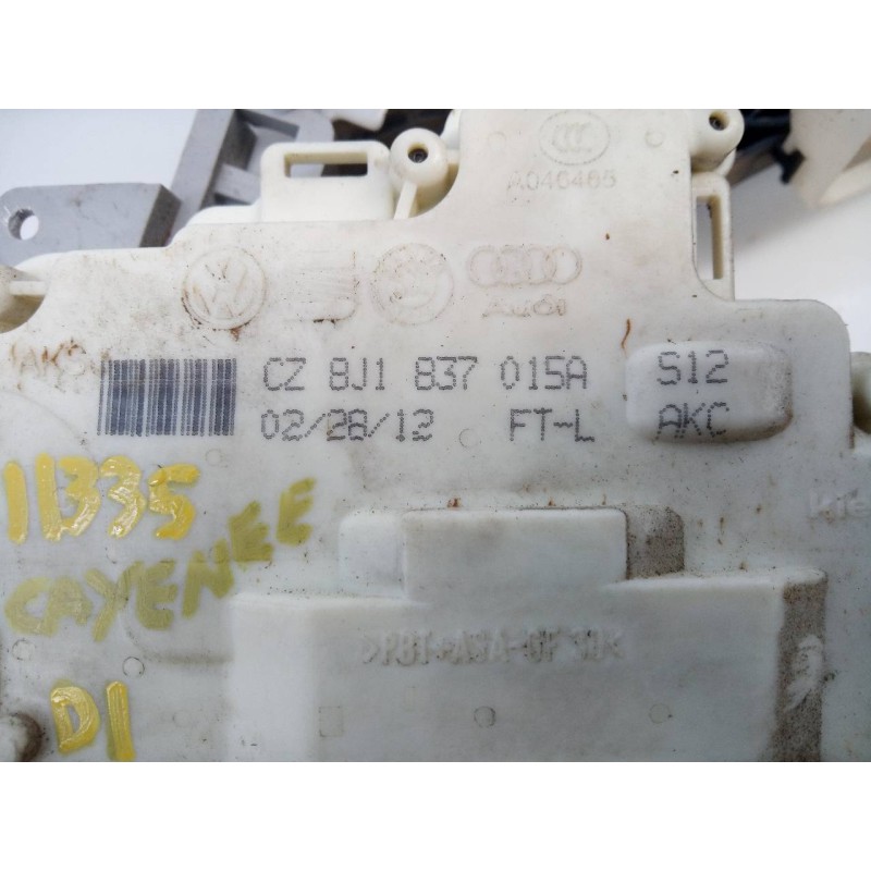 Recambio de cerradura puerta delantera izquierda para porsche cayenne (typ 92aa) diesel referencia OEM IAM CZBJ1837015A  E1-A5-5