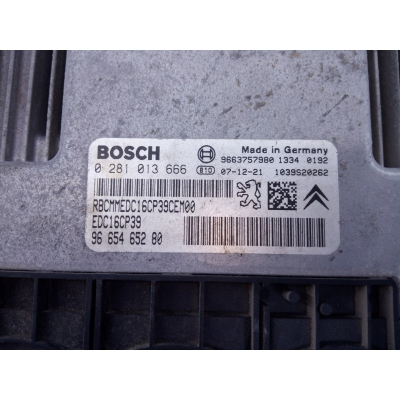Recambio de centralita motor uce para mitsubishi outlander (cw0) 2.2 di-d kaiteki plus referencia OEM IAM 9665465280 0281013666 