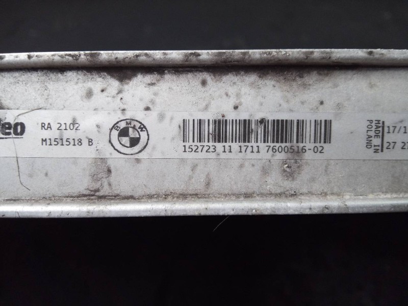 Recambio de radiador agua para bmw serie 3 lim. (f30) 318d referencia OEM IAM 760051602 M151518B P2-B6-7