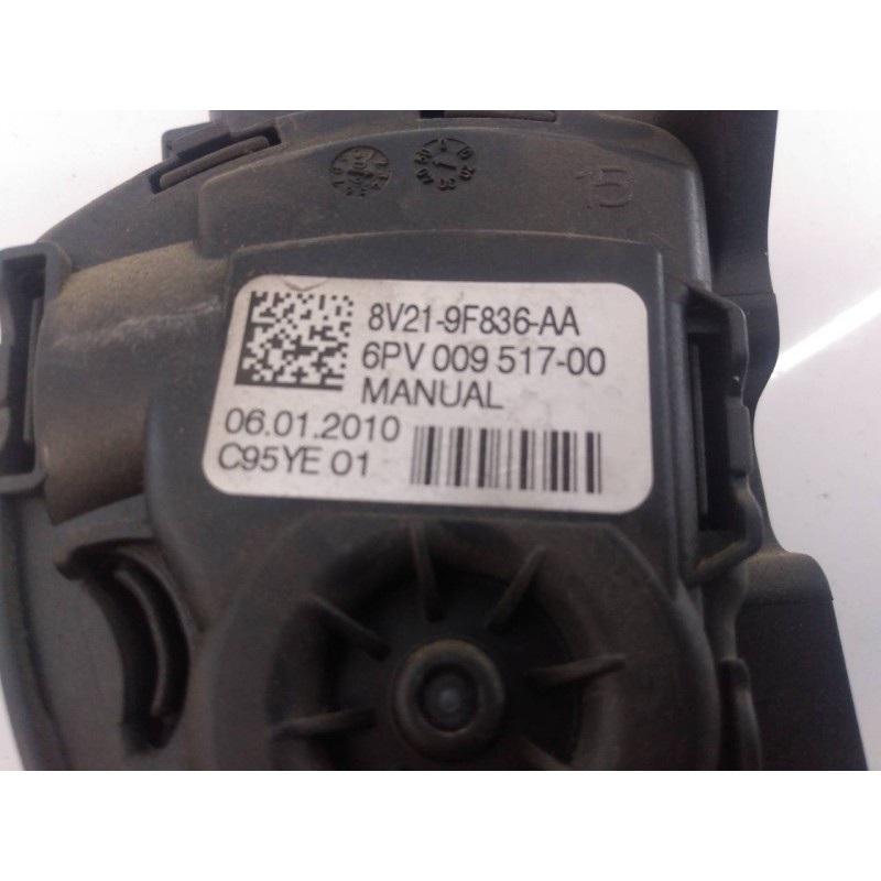 Recambio de pedal acelerador para ford fiesta (cb1) ambiente referencia OEM IAM 8V219F836AA 6PV00951700 E3-B3-34-1